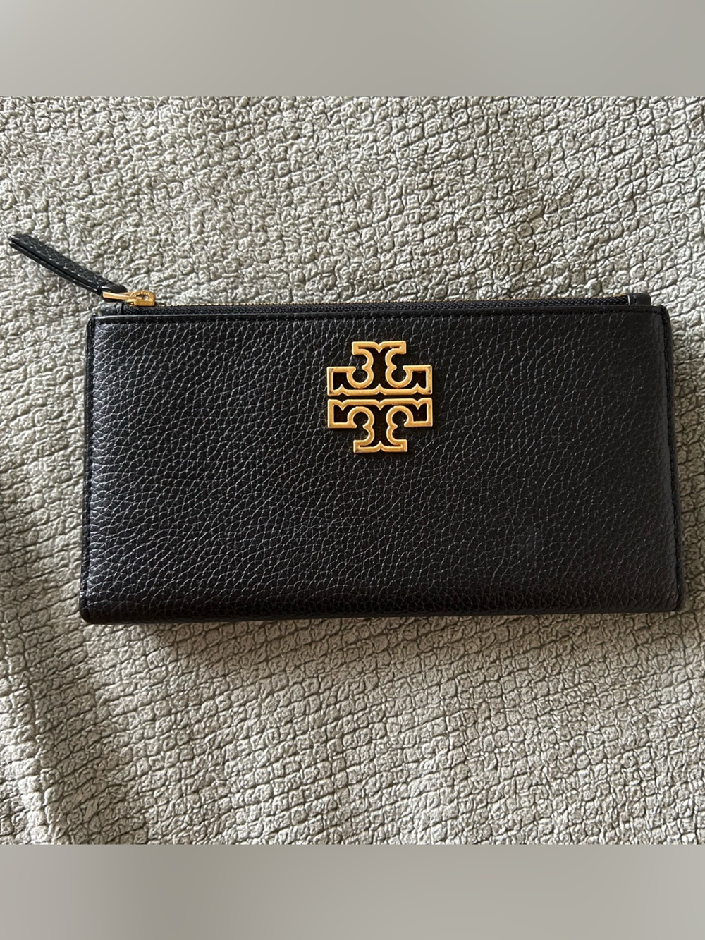 Tory Burch Black Leather Wallet